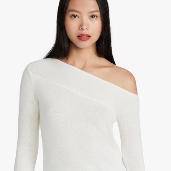 Theory Women's Asymmetric Cashmere Pullover - Picture 3 of 5